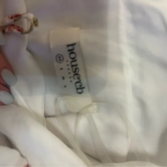 NWOT Feminine House of Cb Princess Rose Print Mini Dress - Picture 5 of 6